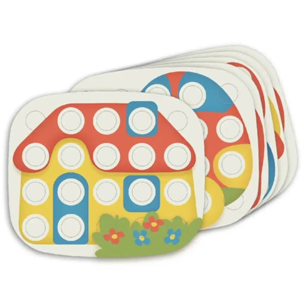 Quercetti: Play Bio Fantacolor Baby Steckspiel 28 Stück kép 3