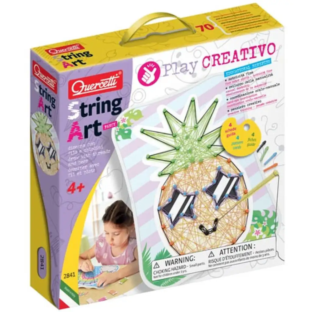 Quercetti: Play Creativo String Art mókás kreatív játék kép 1