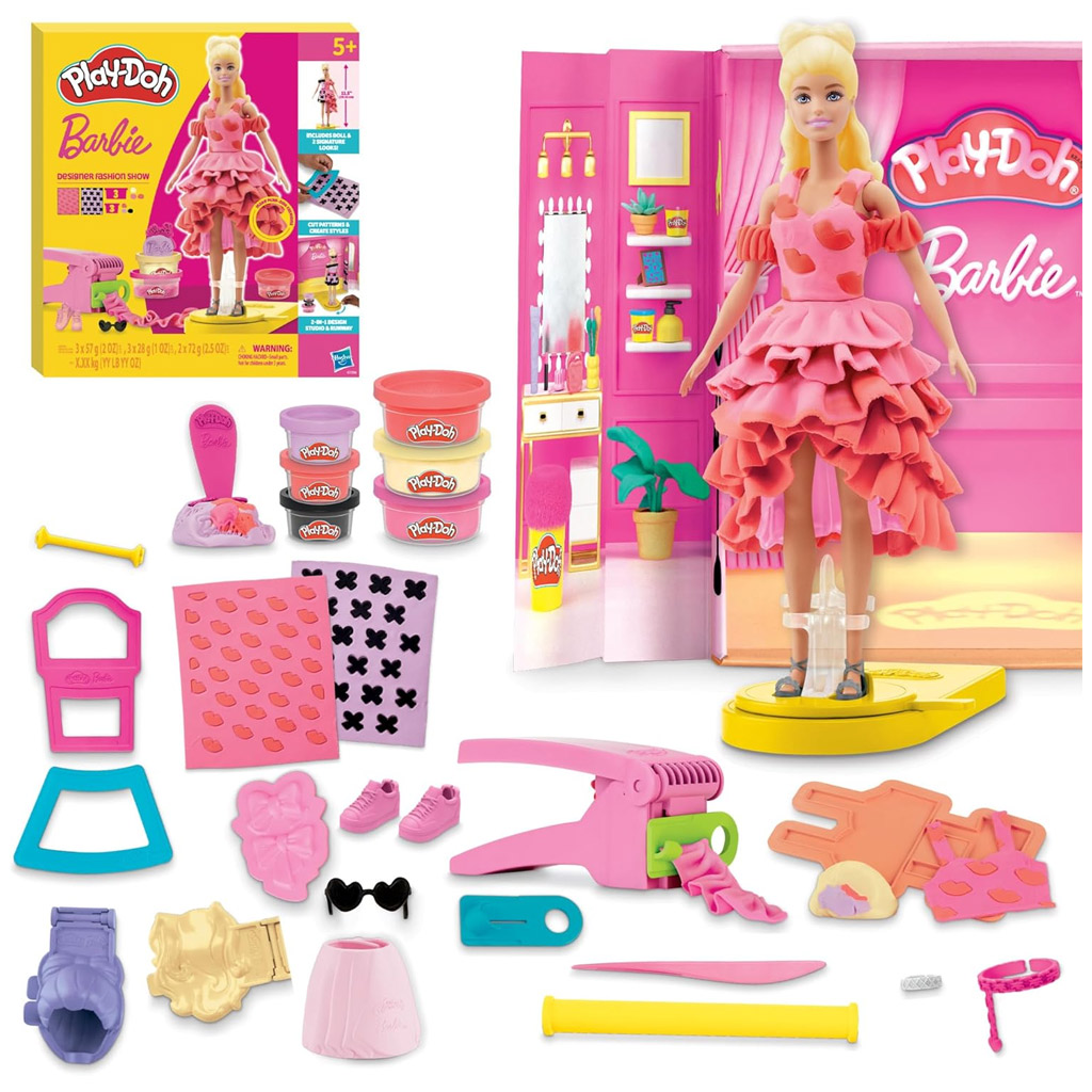 Play-Doh: Barbie Modenschau Knetset – Hasbro kép 2