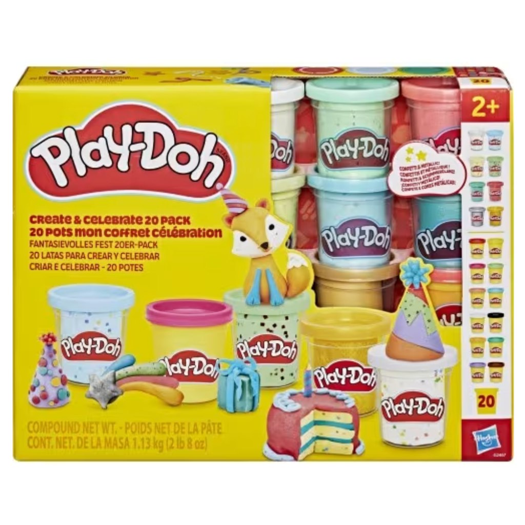 Play-Doh: Create & Celebrate 20-teiliges Knetset - Hasbro