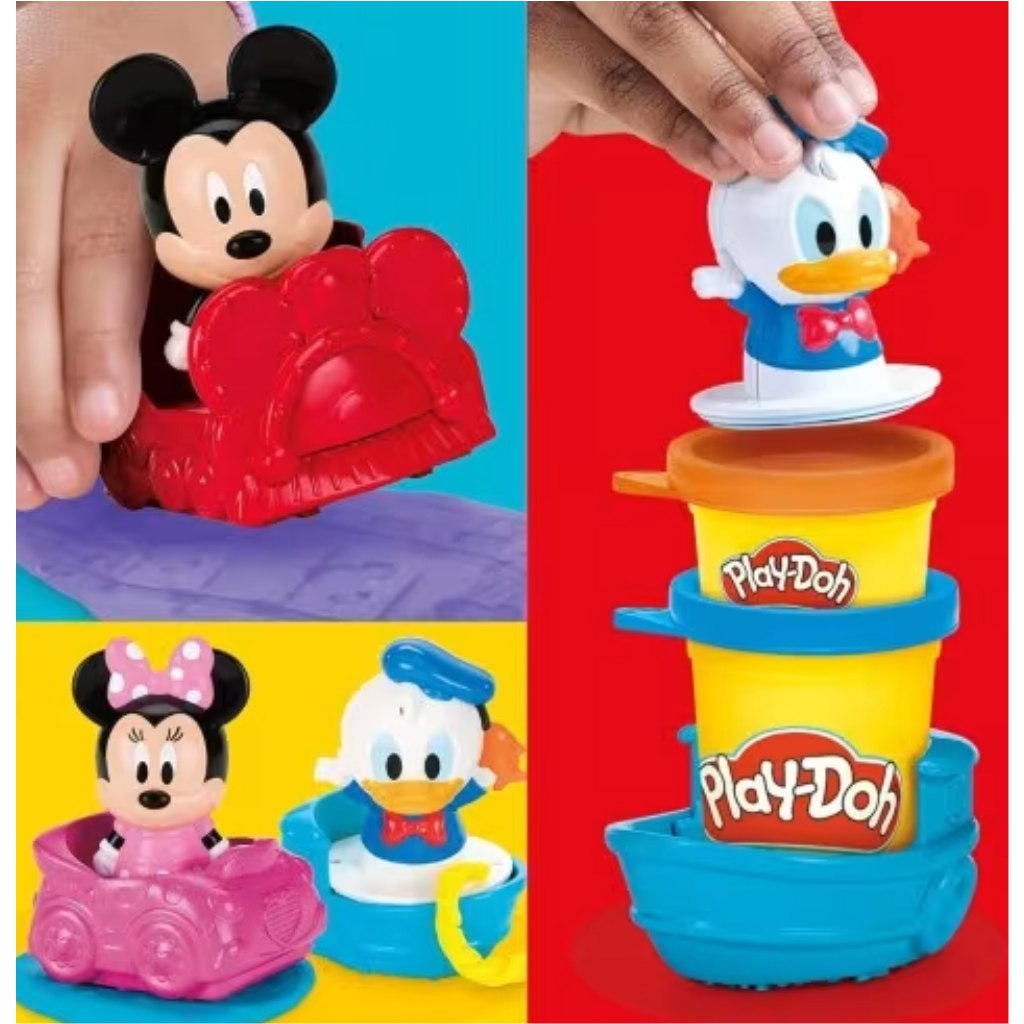Play-Doh: Disney Jr. Stamp & Go Megapack Knetset - Hasbro kép 2