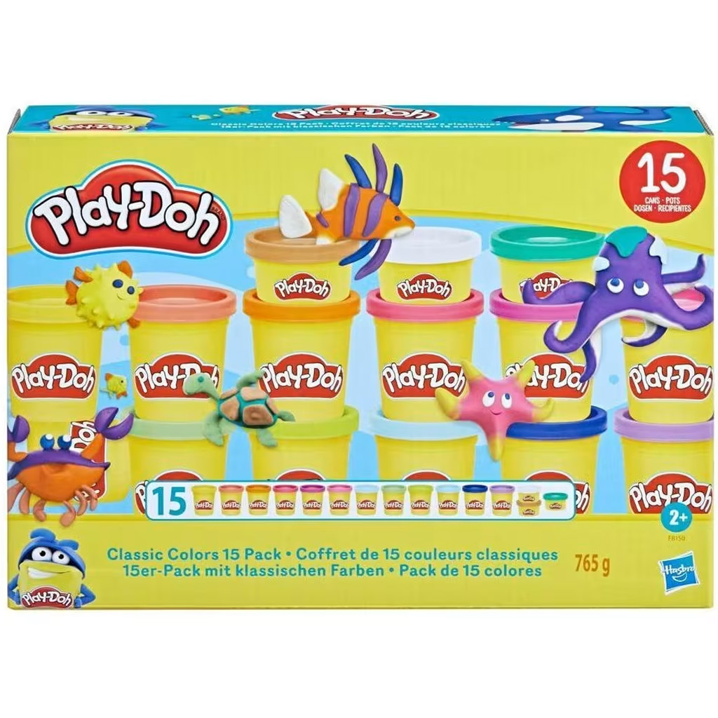 Play-Doh: Klasszikus színek 15db-os gyurmaszett - Hasbro kép 1