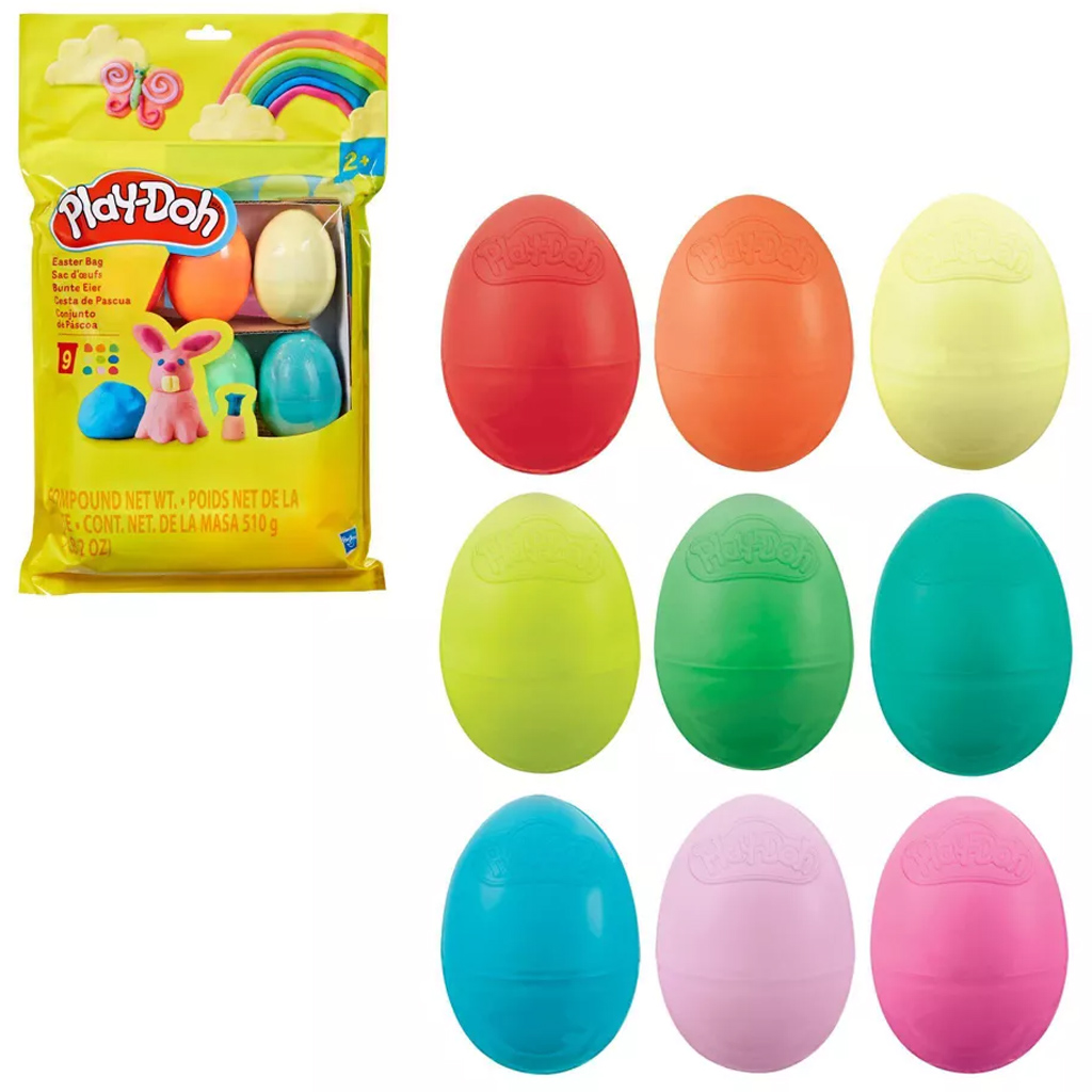 Play-Doh: Oster-Knetset mit 9 bunten Eiern - Hasbro