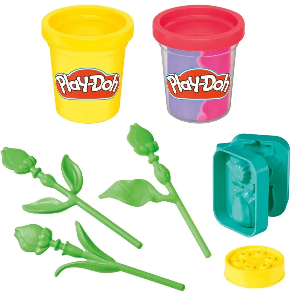 Play-Doh: Kleine Blumen – Tulpen und Narzissen Knetset – Hasbro kép 3