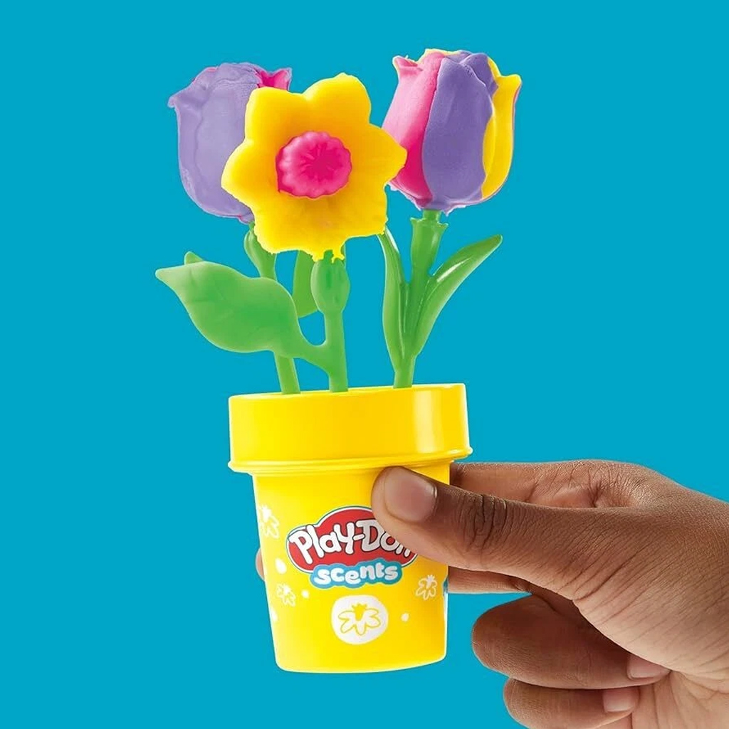 Play-Doh: Kleine Blumen – Tulpen und Narzissen Knetset – Hasbro kép 4