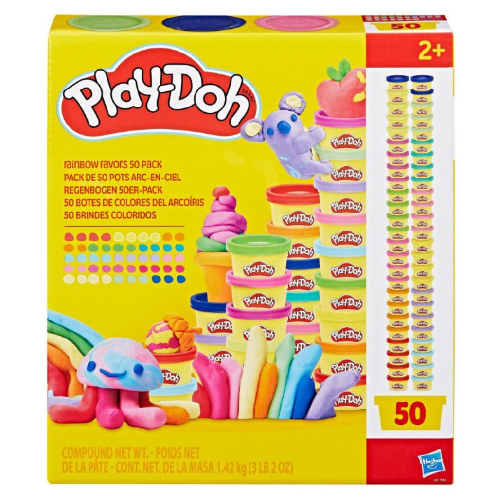 Play-Doh Regenbogen-Party 50-teiliges Knetset - Hasbro
