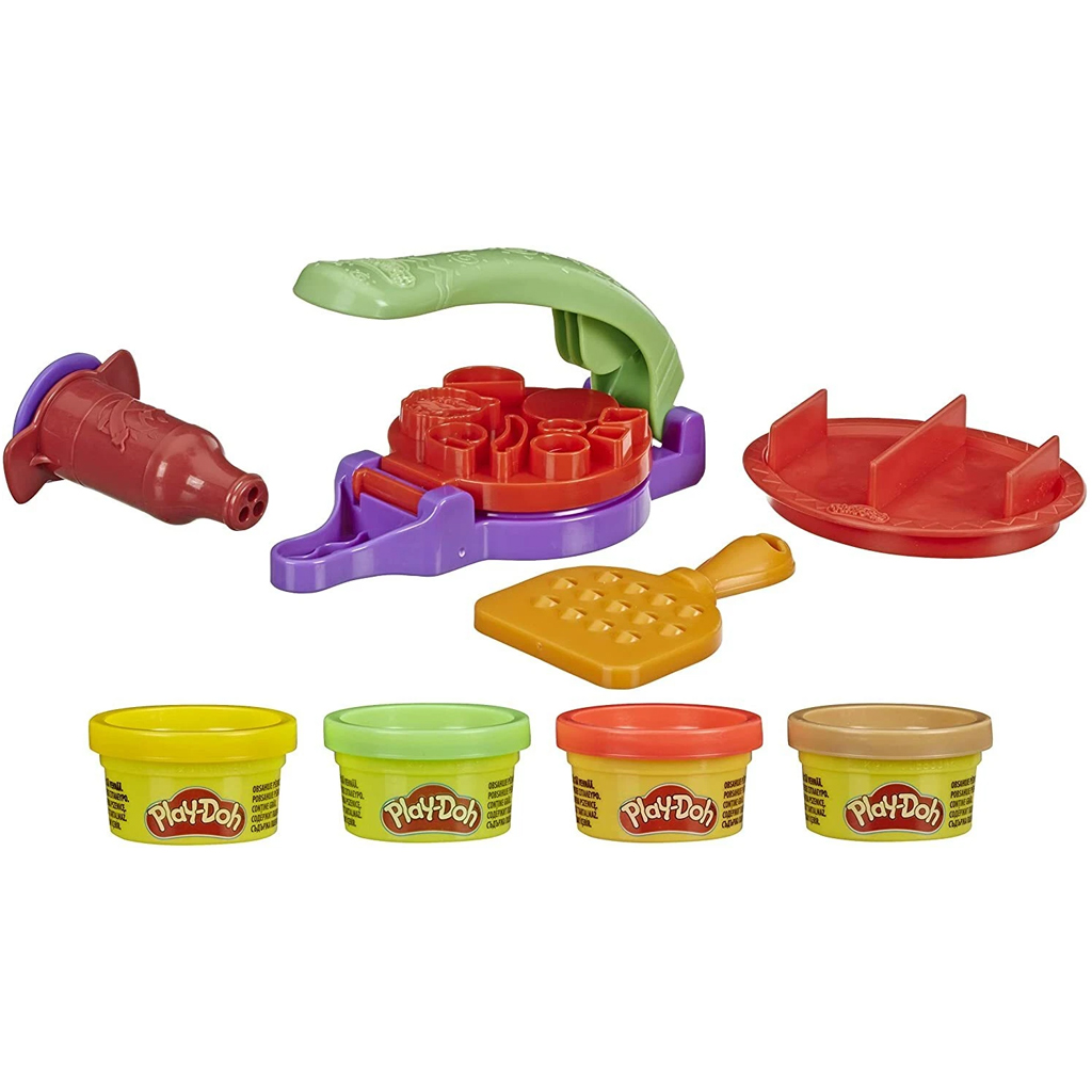 Play-Doh: Kitchen Creations Taco Time Spielset mit 4 Knetdosen - Hasbro kép 2