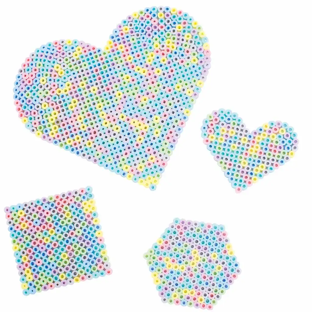 PlayBox: 5mm MIDI Pastellfarbene Bügelperlen-Set im Eimer, 10.000 Stück Packung kép 4