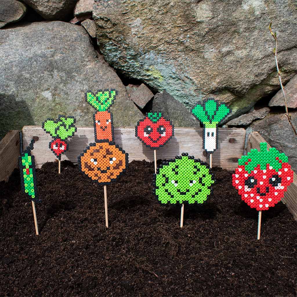 PlayBox: Go Green 5mm MIDI bunte Bügelperlen im Eimer, 5000 Stück Packung kép 3