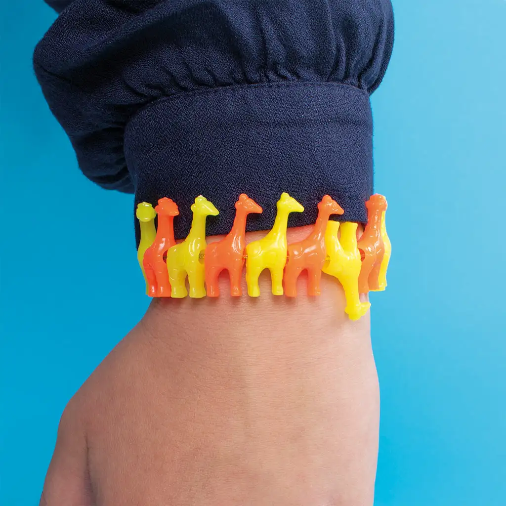 PlayBox: Buntes Tierperlen-Set mit verschiedenen fädelbaren Tieren, 250-teiliges Paket kép 4