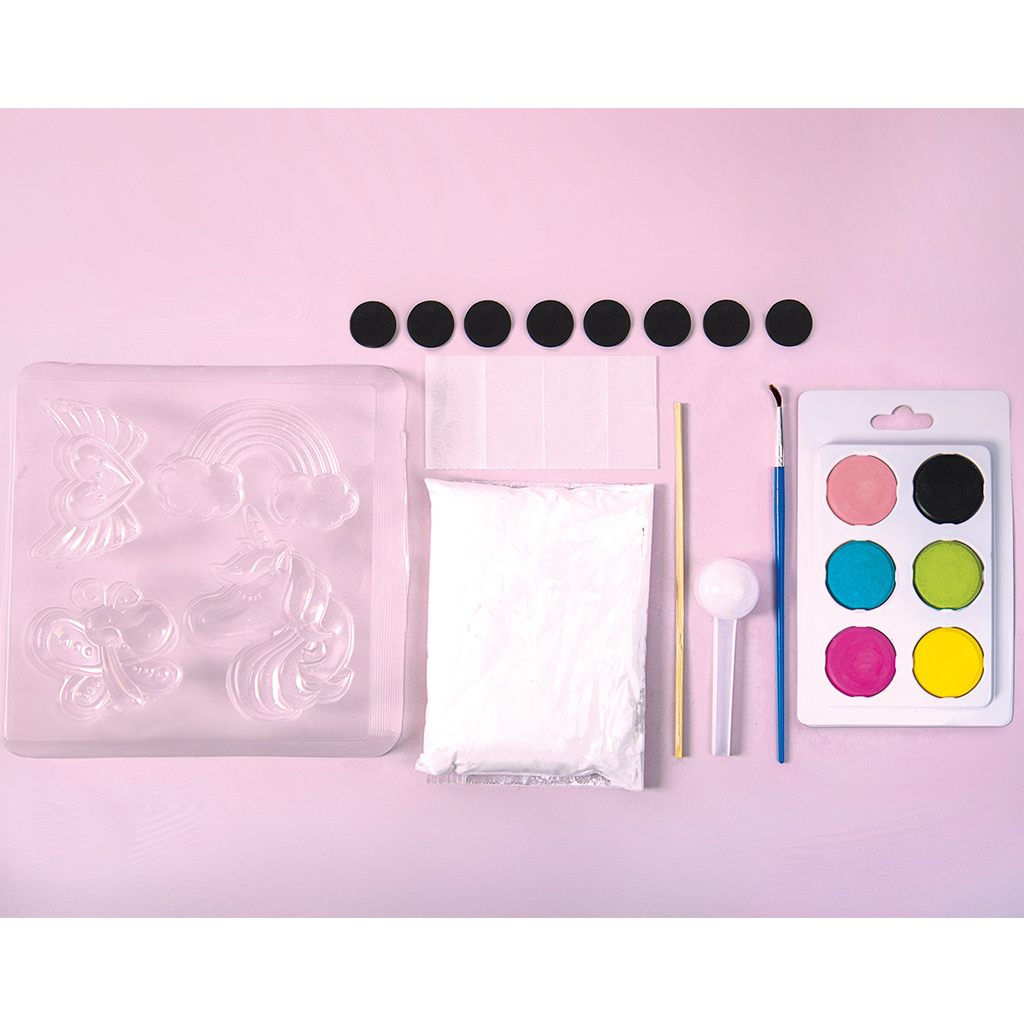 PlayBox: Einhorn-Kühlschrankmagnet-Gipsabdruck-Set kép 2