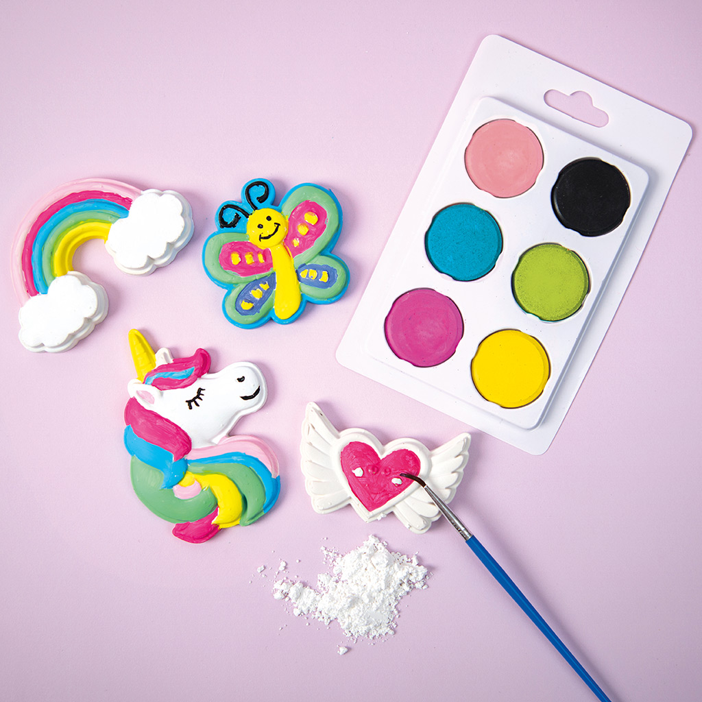 PlayBox: Einhorn-Kühlschrankmagnet-Gipsabdruck-Set kép 3