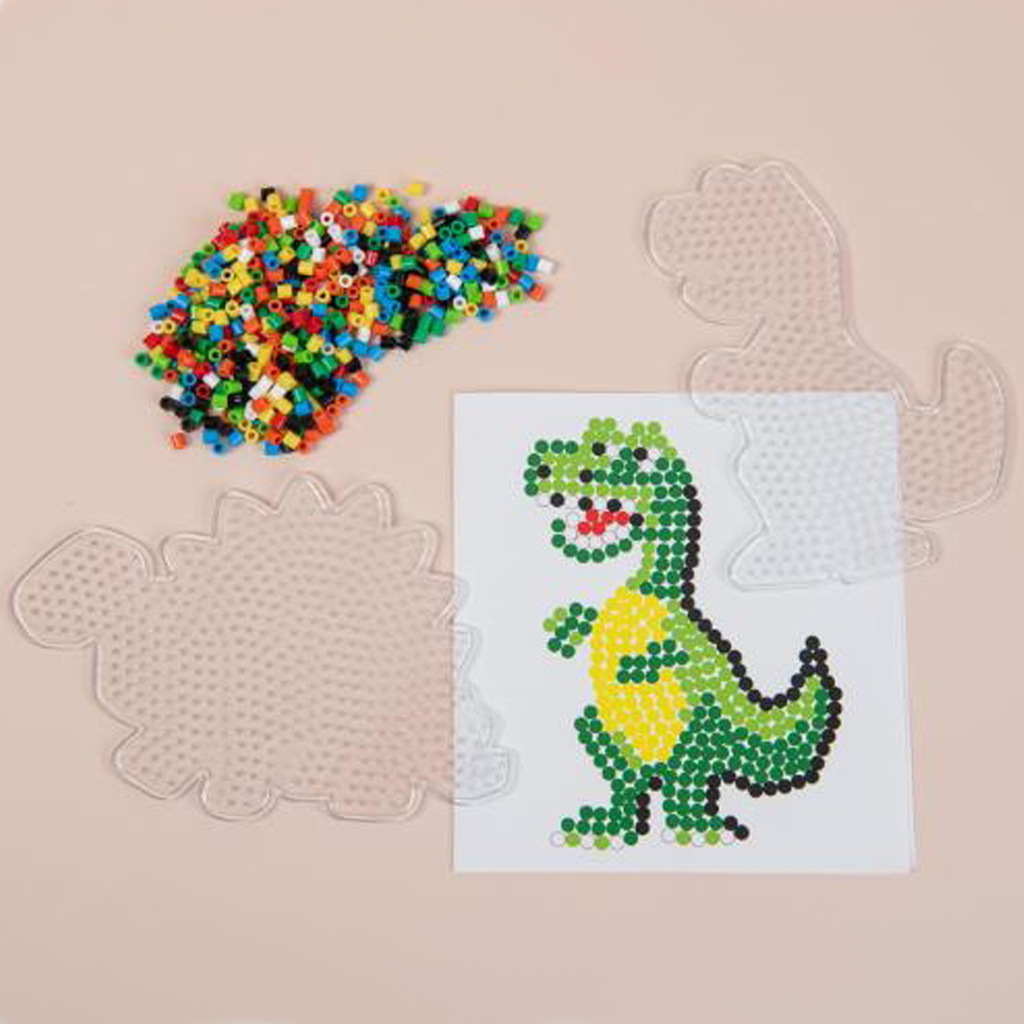 PlayBox: 5-mm-MIDI-Kreativ-Bügelperlen-Set mit Dinosaurier-Motiven kép 2