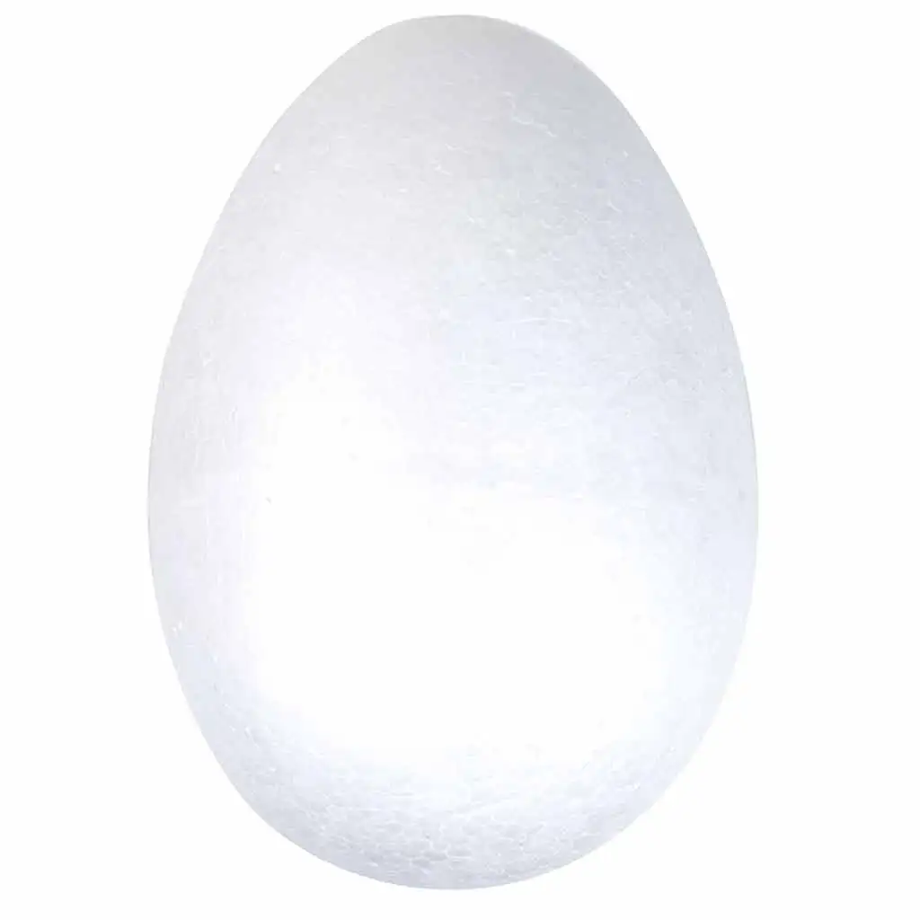 PlayBox: Dekorative Styroporeier 12x8cm 10 Stück