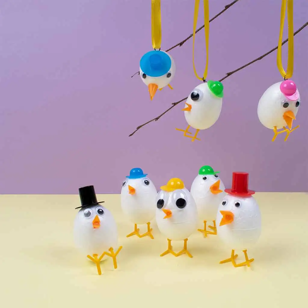 PlayBox: Dekorative Styropor-Eier 60x40mm 25 Stück kép 2