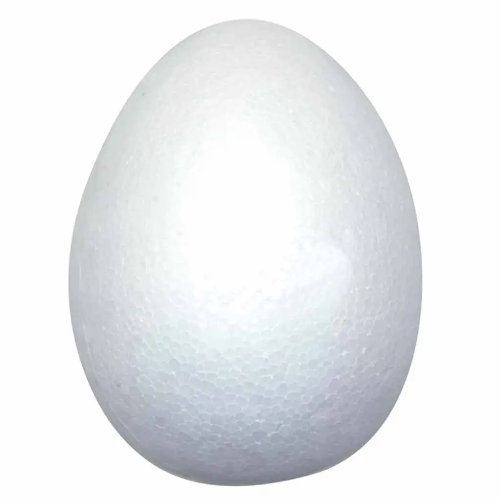PlayBox: Dekorative Styropor-Eier 60x40mm 25 Stück