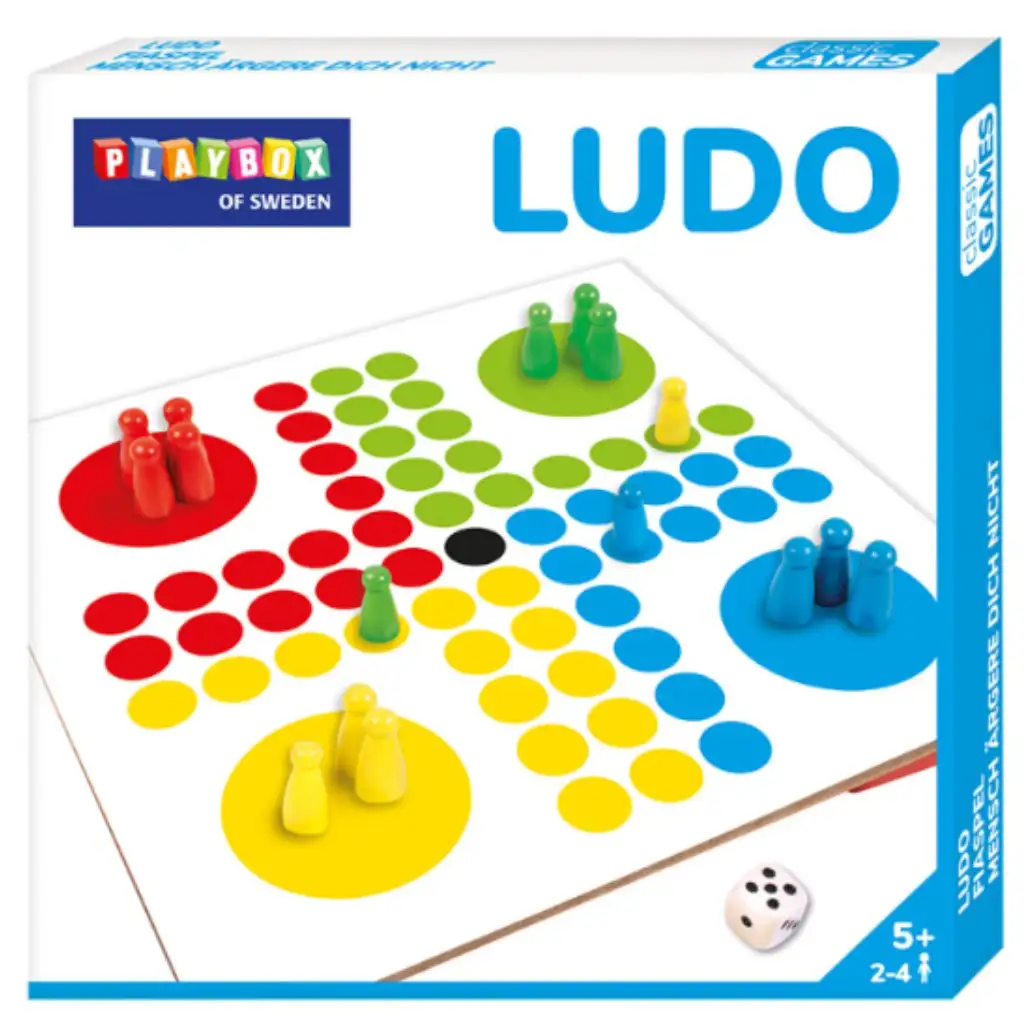 PlayBox: Klassisches "Mensch ärgere dich nicht" Brettspiel