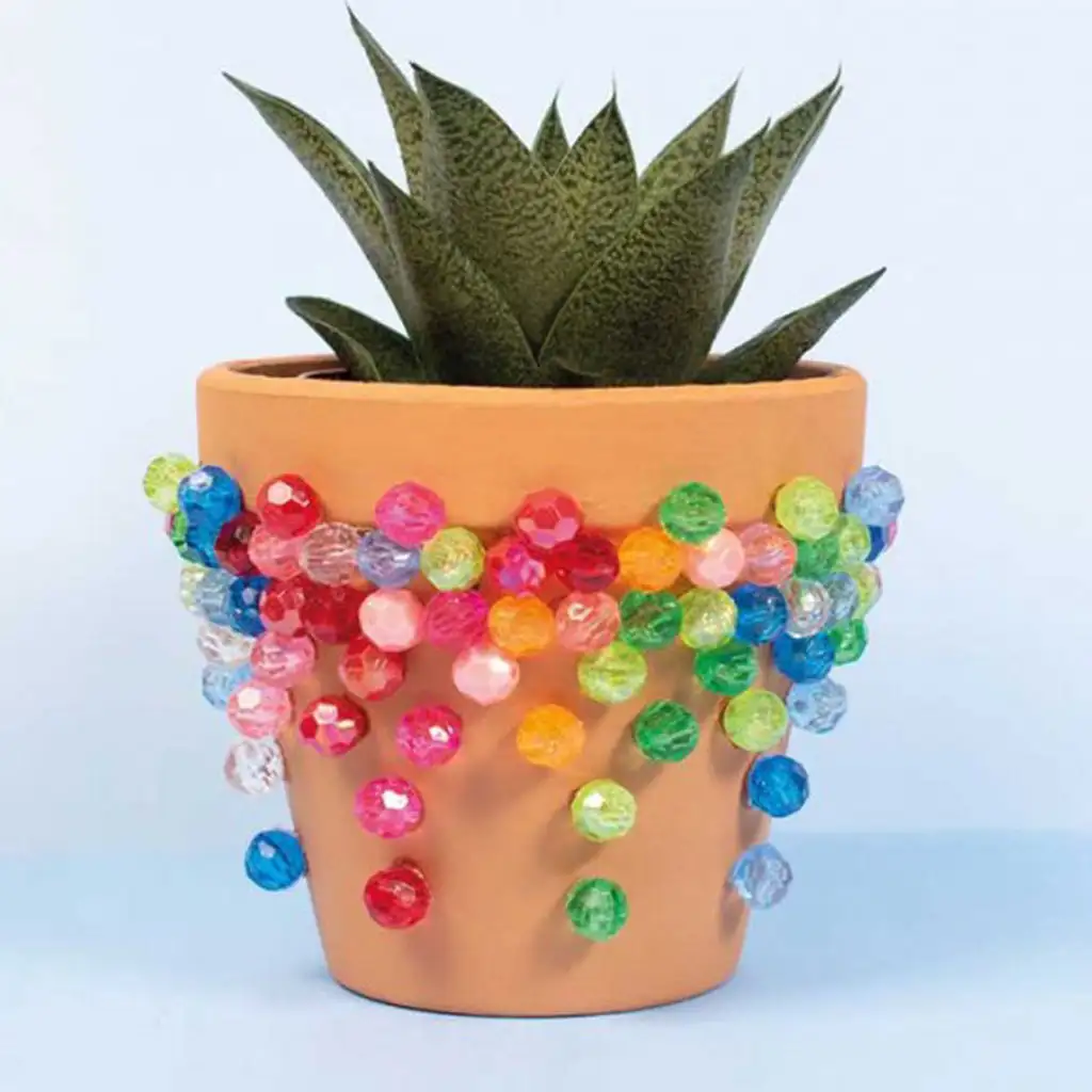 PlayBox: Bunte, fädelbare Dekorationsperlen aus Kunststoff, 250er Packung kép 3