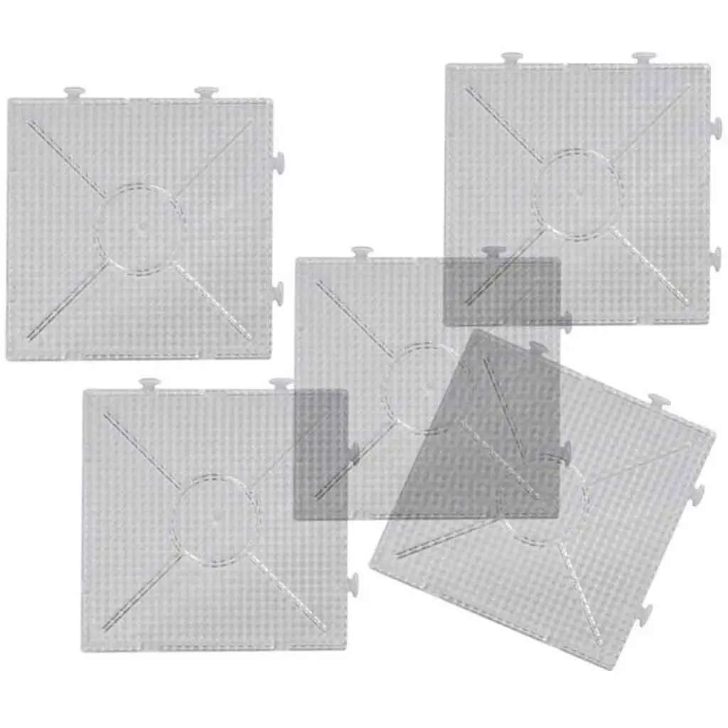 PlayBox: Verbindbare Grundplatte-Set für 5mm MIDI Bügelperlen, 10er-Set