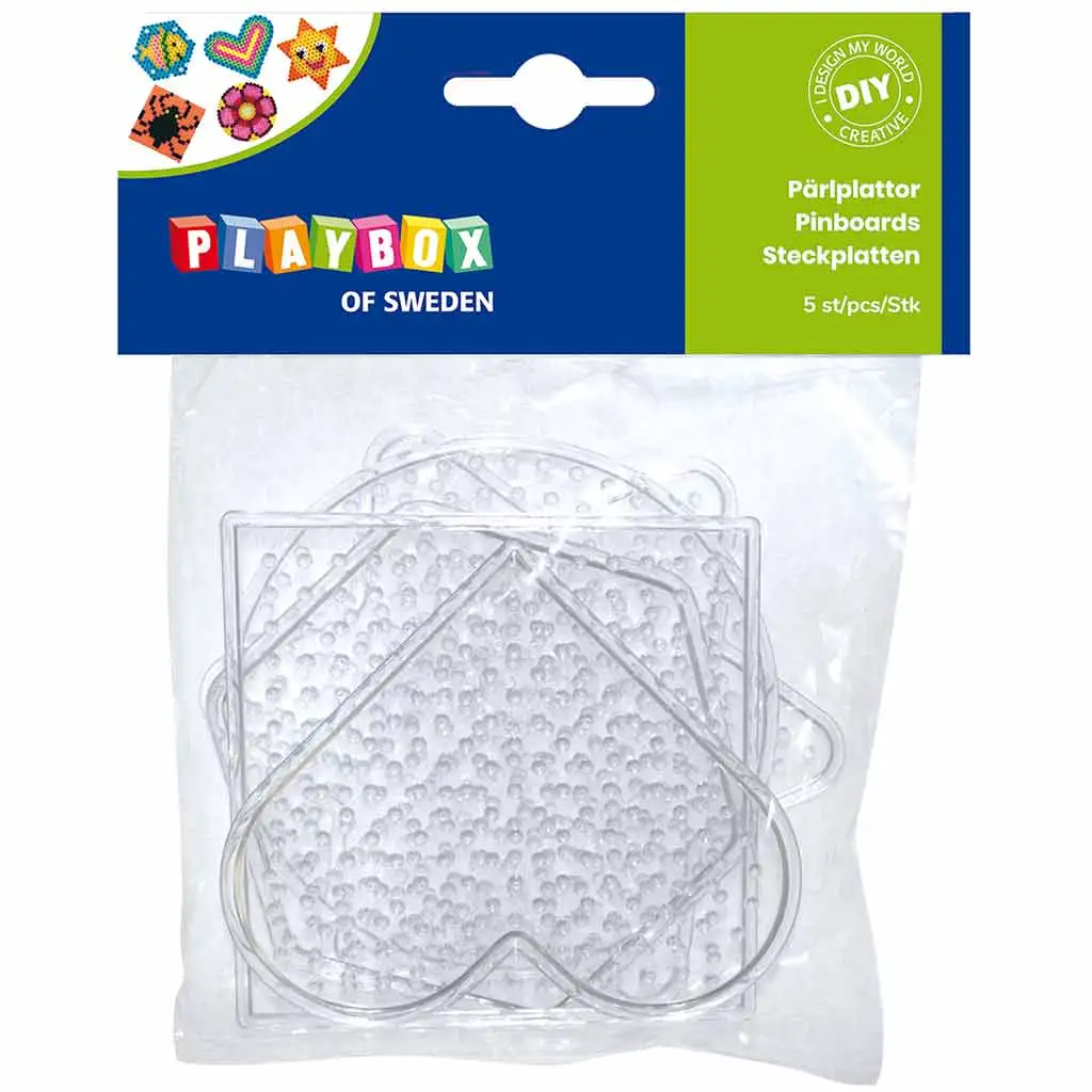 PlayBox: 5mm MIDI bügelperlen Grundformen 3er-Pack