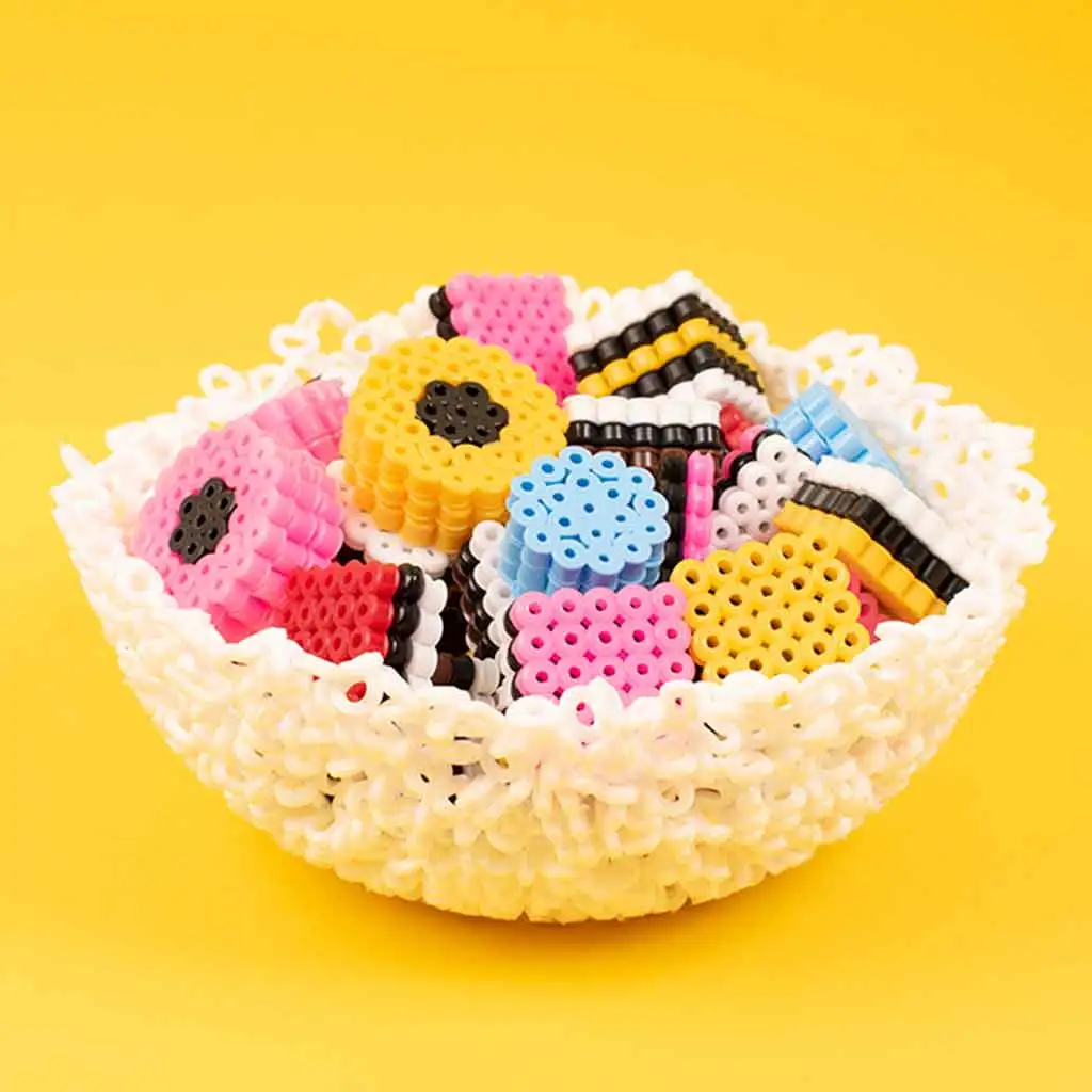 PlayBox: 5mm MIDI Bügelperlen 10 Farben Mix 20.000 Stück kép 2