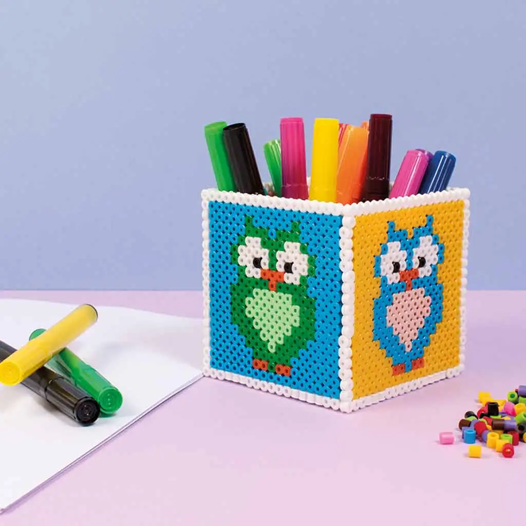 PlayBox: 5mm MIDI Bügelperlen 10 Farben Mix 20.000 Stück kép 4