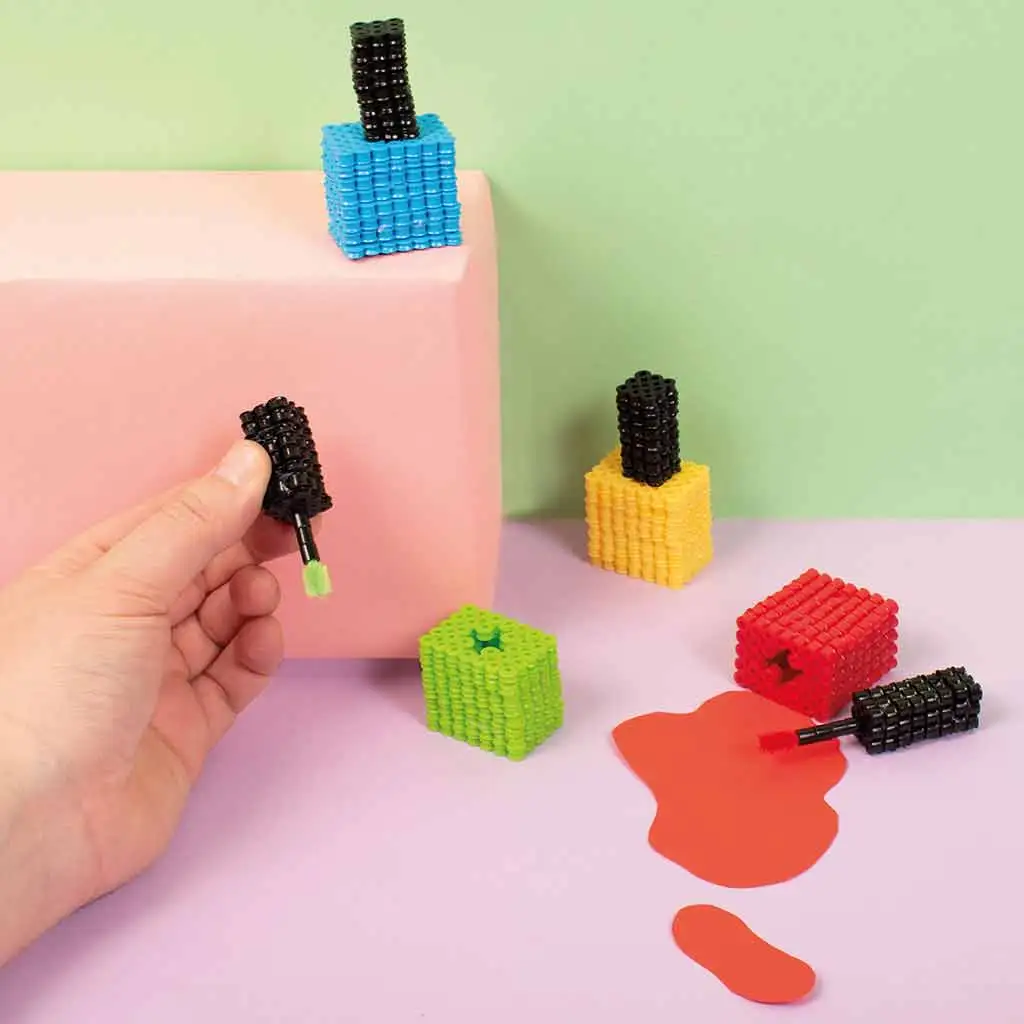 PlayBox: 5mm MIDI Bügelperlen 10 Farben Mix 20.000 Stück kép 5