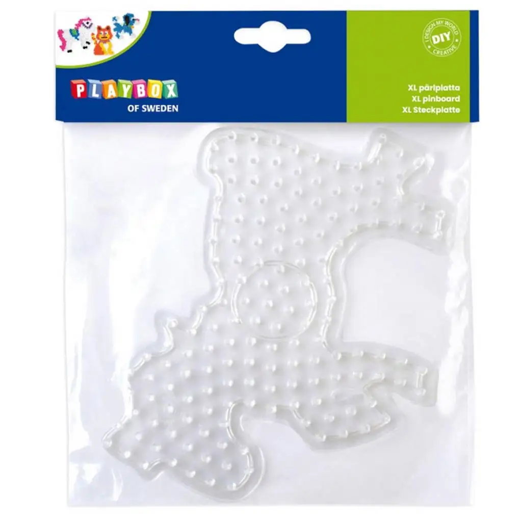 Playbox: XL bügelperlen Grundplatte – 1 Stück (Katze, Hund oder Pferd Form) kép 3