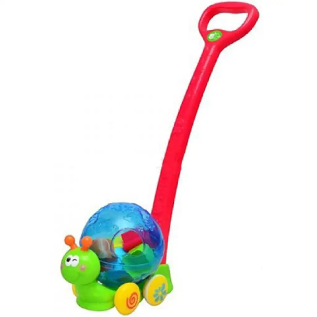 Playgo: Schiebbares Rasselschnecken-Formensteckspiel kép 2