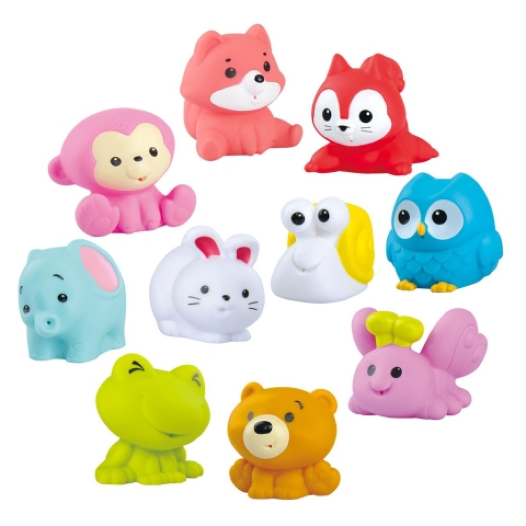 Playgo: Weiche Waldtiere, die Wasser spritzen kép 2