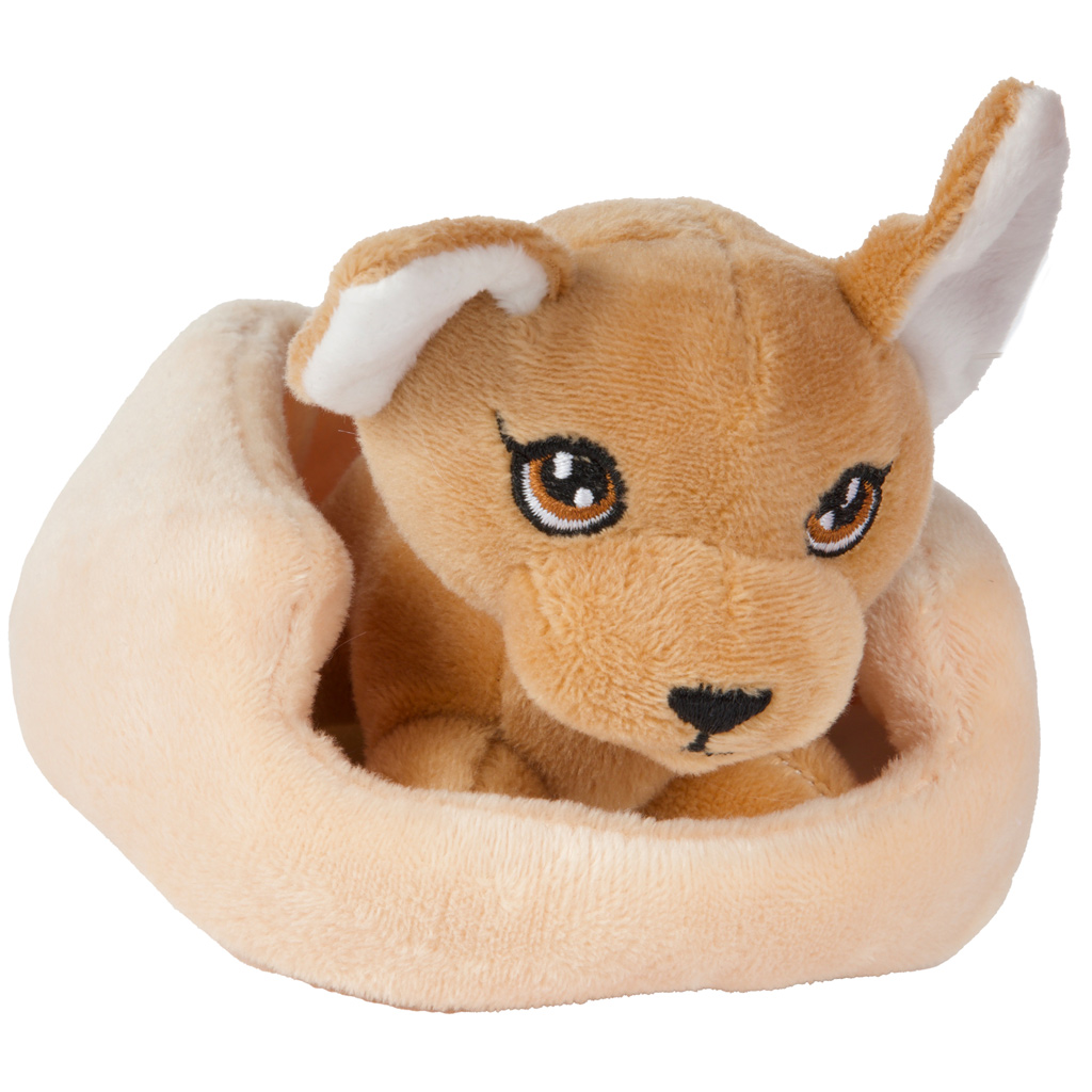 Süße Plüschtiere mit Liegeplatz, verschiedene Ausführungen, 1 Stück kép 5