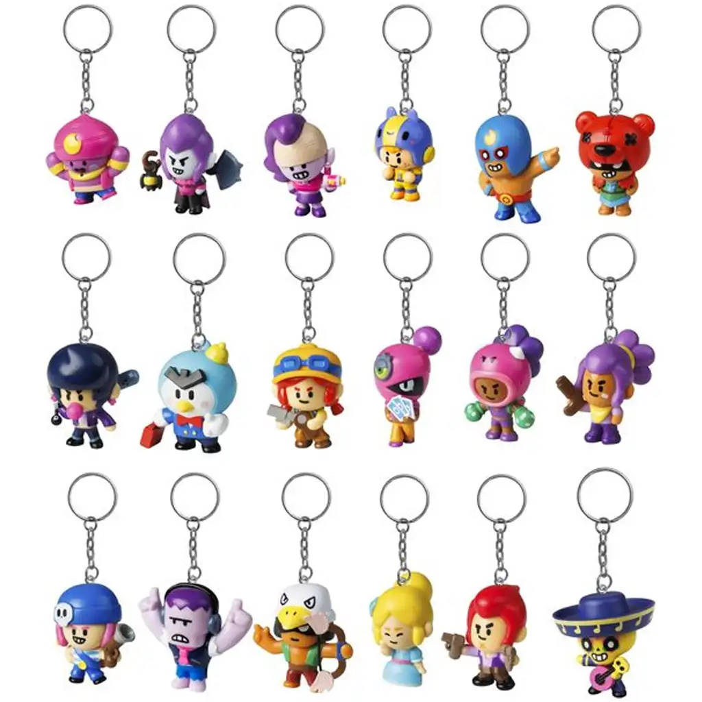 Brawl Stars sammelbare Überraschungs-Schlüsselanhänger Figur 1 Stk. kép 2