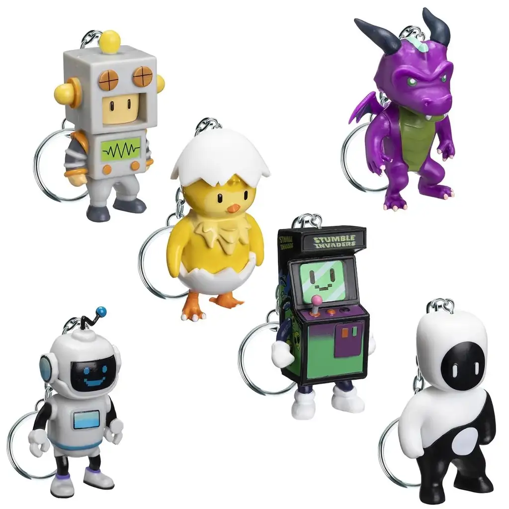 Stumble Guys Figur Schlüsselanhänger in Box, verschiedene Varianten, 1 Stück kép 2