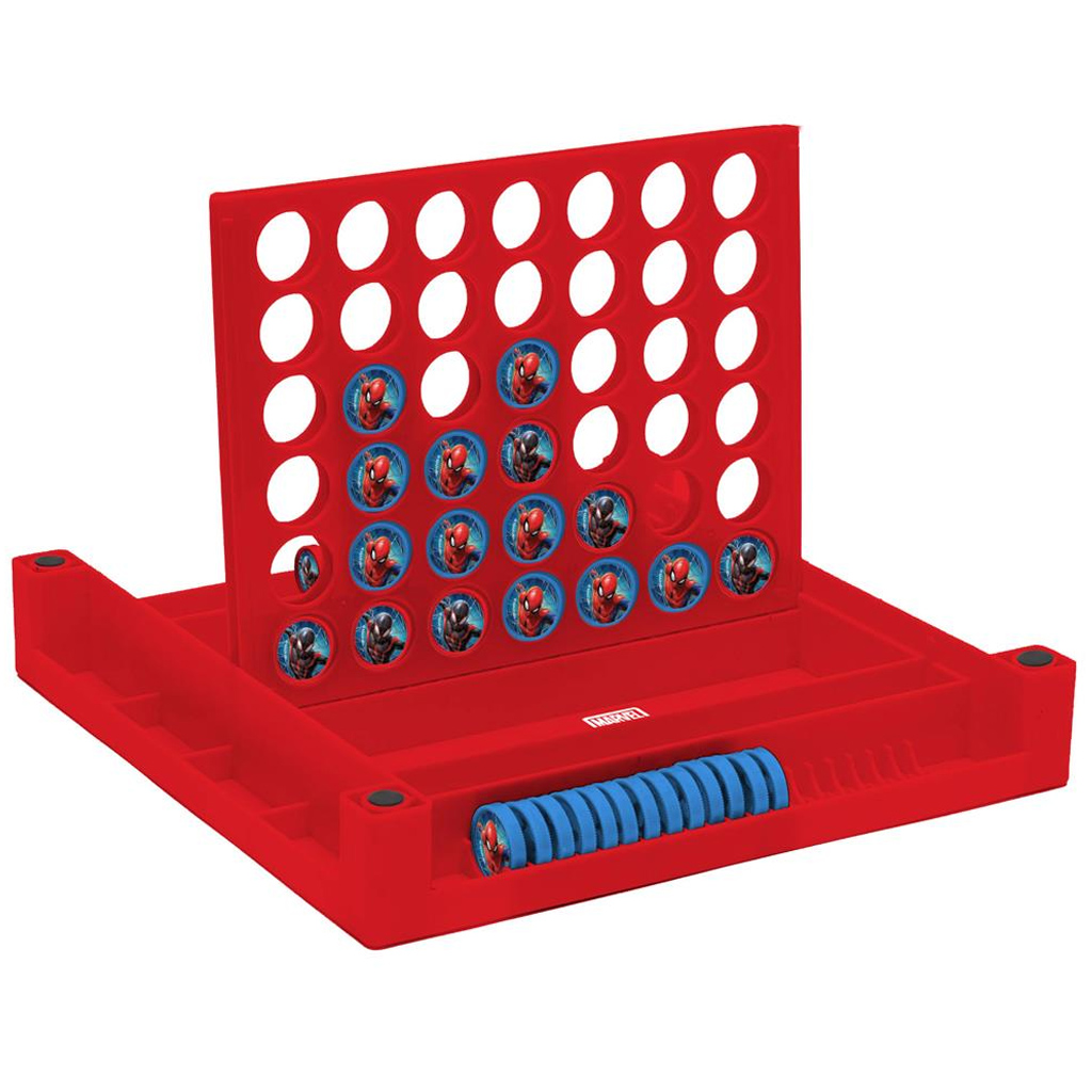 Luna: Spider-Man 2-in-1 Vier gewinnt und Schlangen und Leitern Brettspiel kép 3