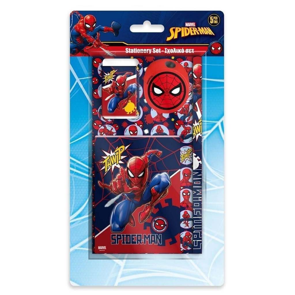 Luna: 5-teiliges Spider-Man Schreibwaren-Set