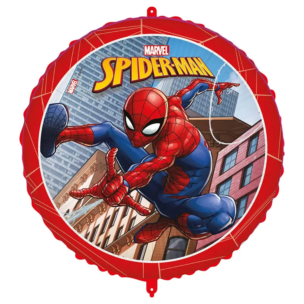 Szülinapi fólia lufi – Pókember mintás 46cm kép 1