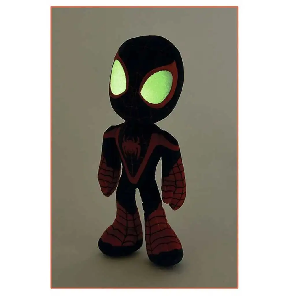 Marvel: Erstaunliche Freunde - Spider-Man Miles Morales Plüschfigur mit leuchtenden Augen im Dunkeln 25cm kép 3