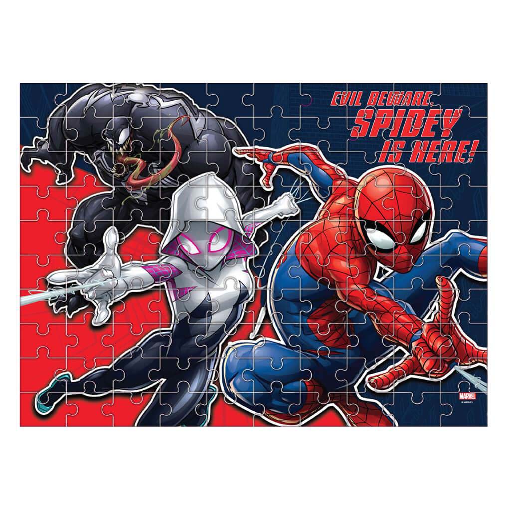 Luna: Marvel Spider-Man 100-teiliges im Dunkeln leuchtendes Puzzle kép 2