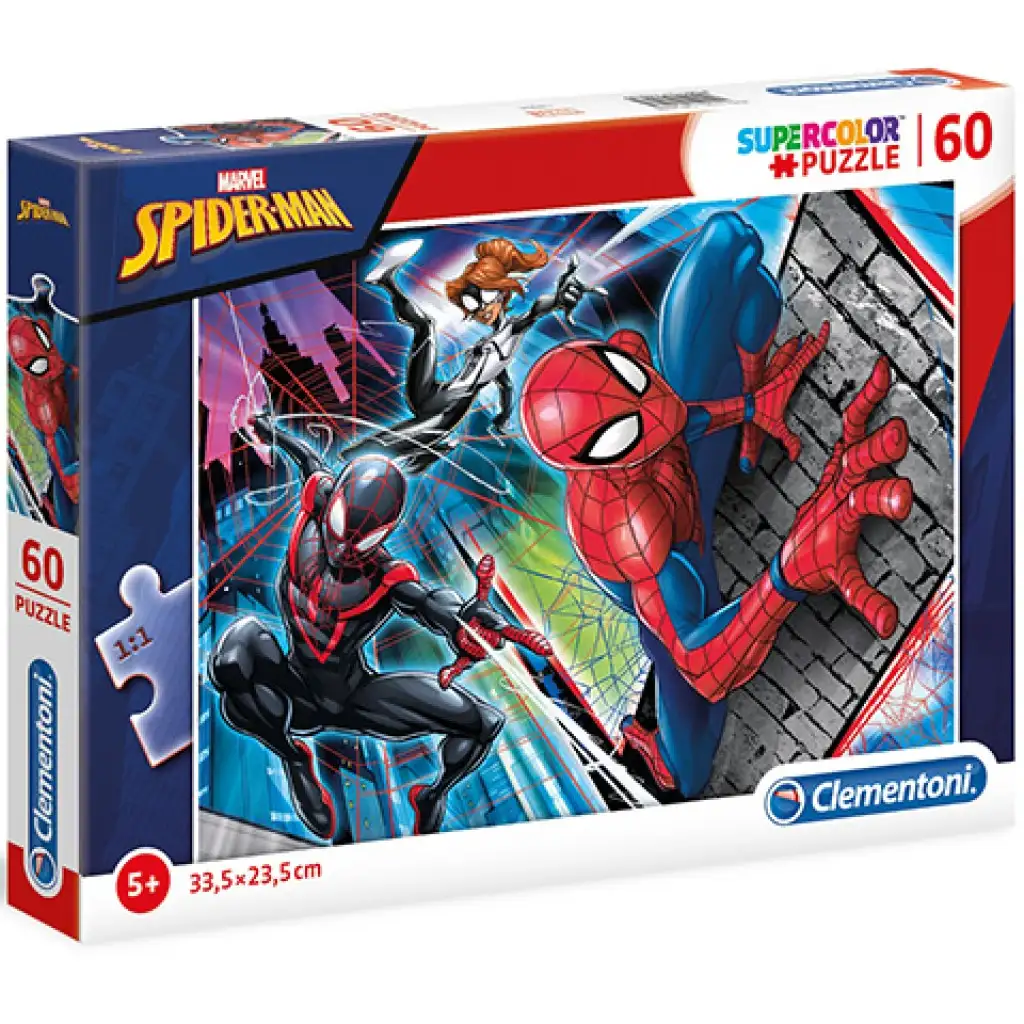 Marvel Spider-Man Supercolor Puzzle 60-teilig - Clementoni