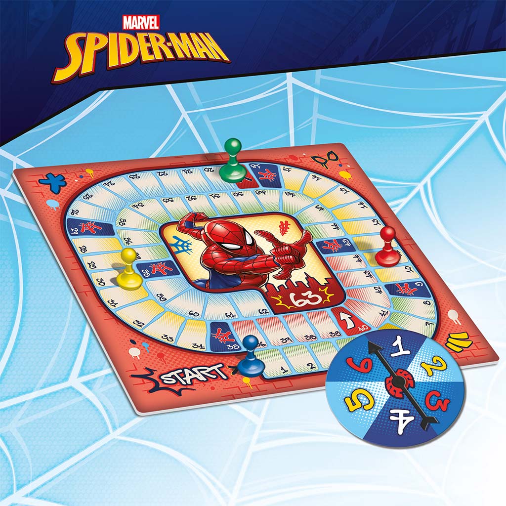 Spiderman Brettspiel im Rucksack – Lisciani kép 2