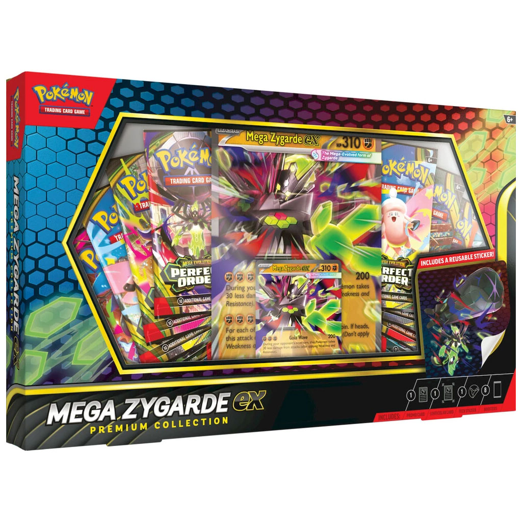 Pokémon TCG: Mega Zygarde ex Premium Collection kártyacsomag kép 1
