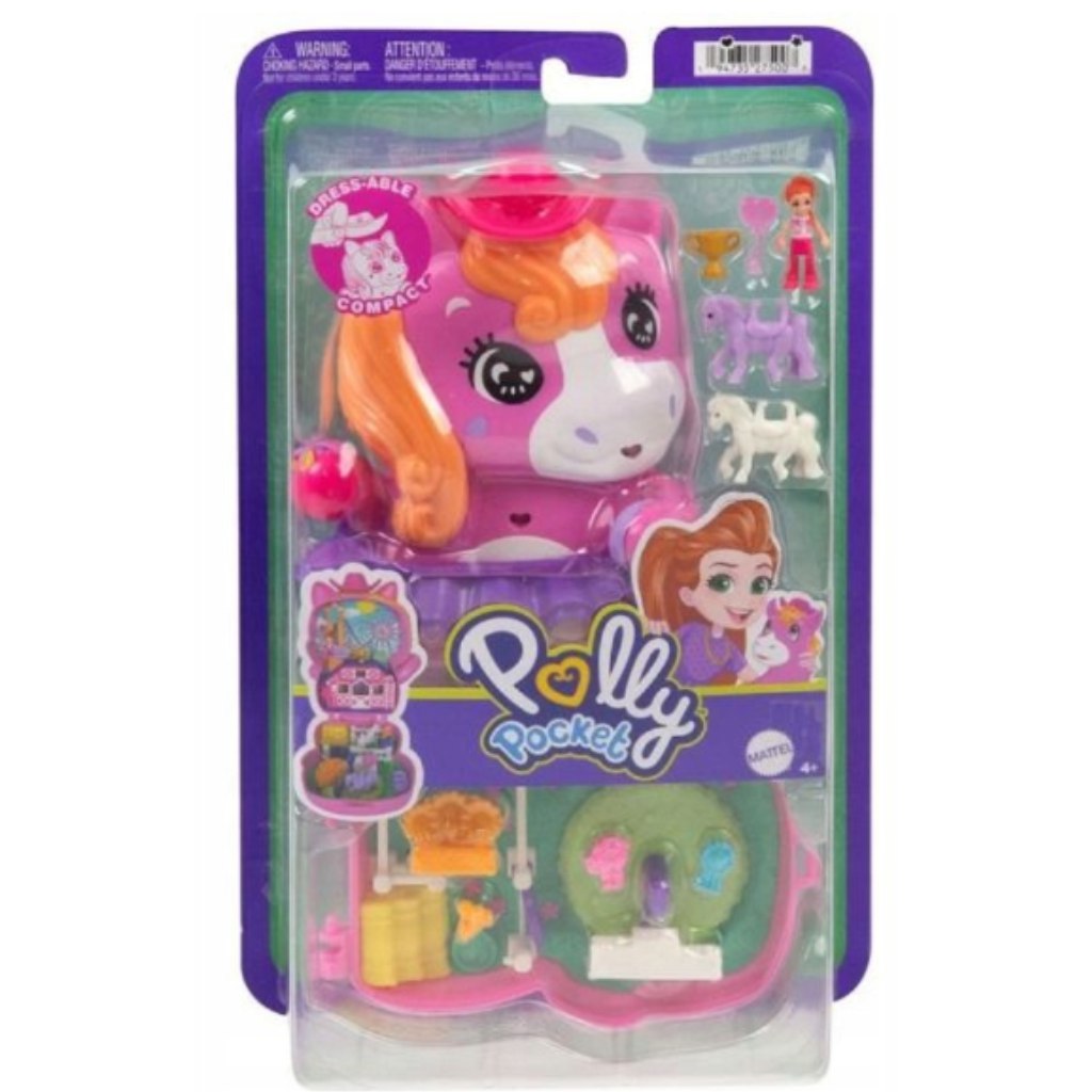 Polly Pocket: Mittleres Pony-Set - Mattel