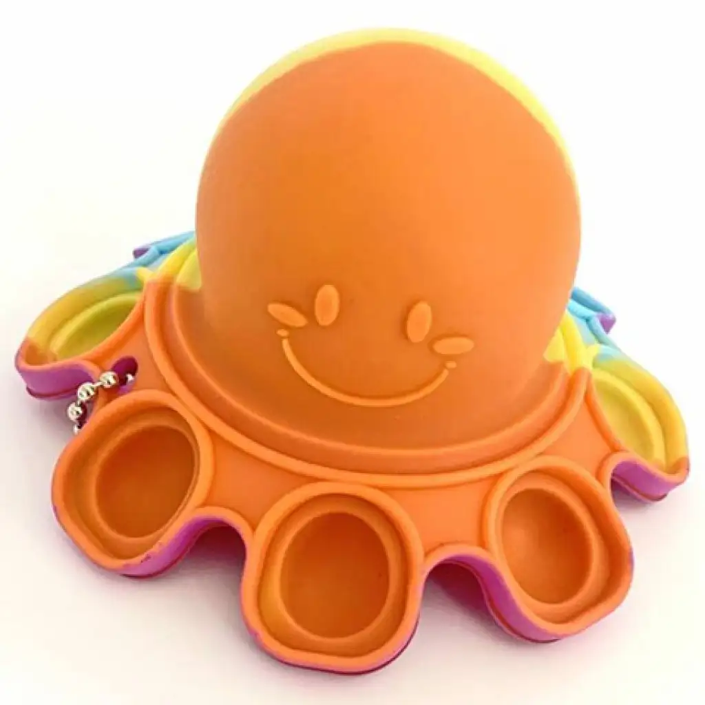 Pop-it Oktopus Schlüsselanhänger in verschiedenen Farben kép 2