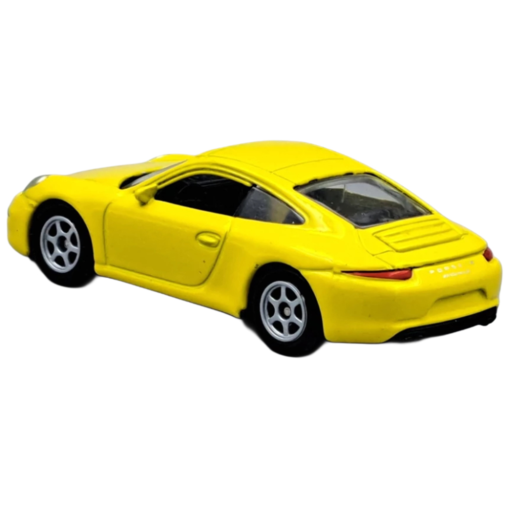Welly: Porsche 911 (991) Carrera S gelbes Metallmodellauto 1/64 kép 3