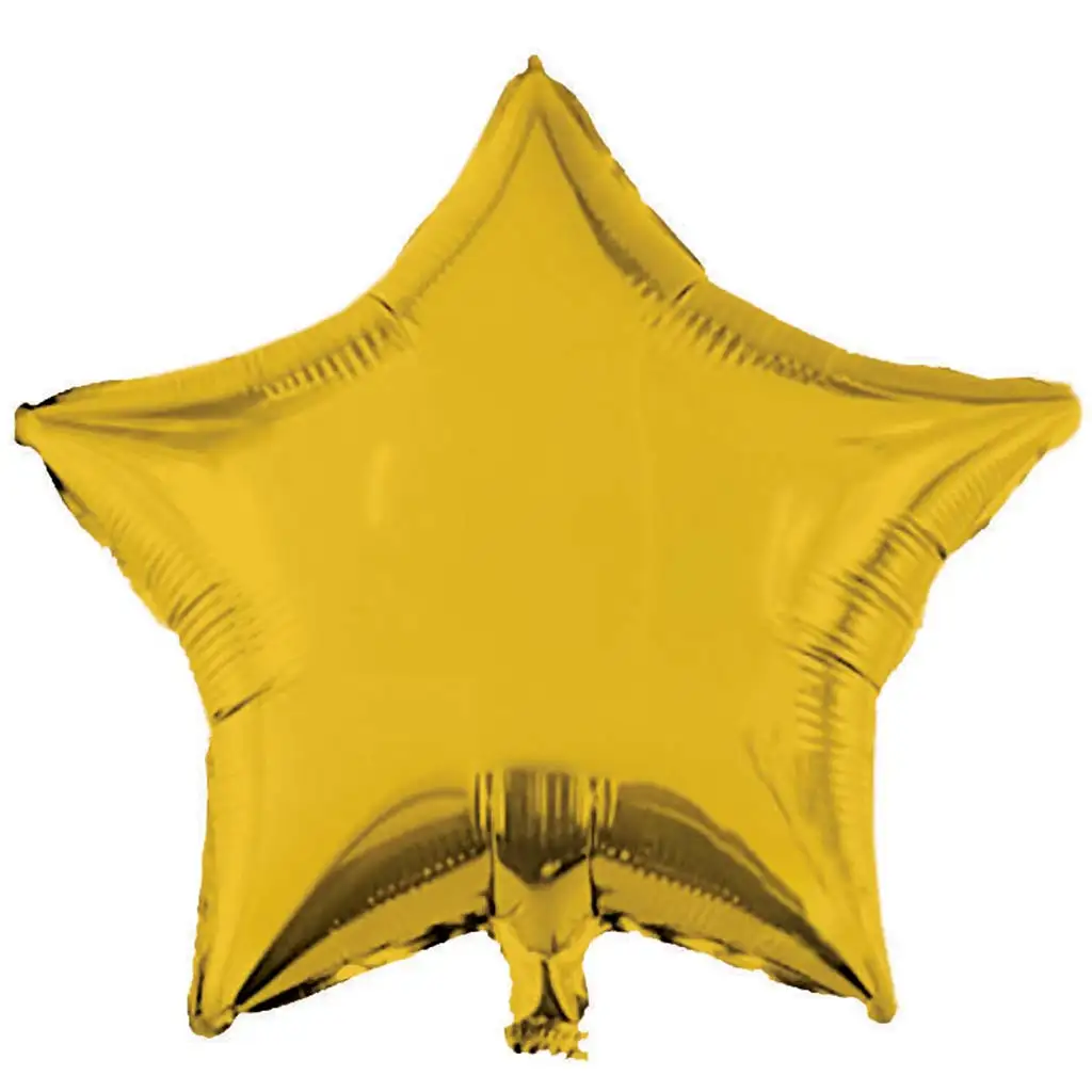 Sternförmiger Folienballon – Gold 46cm