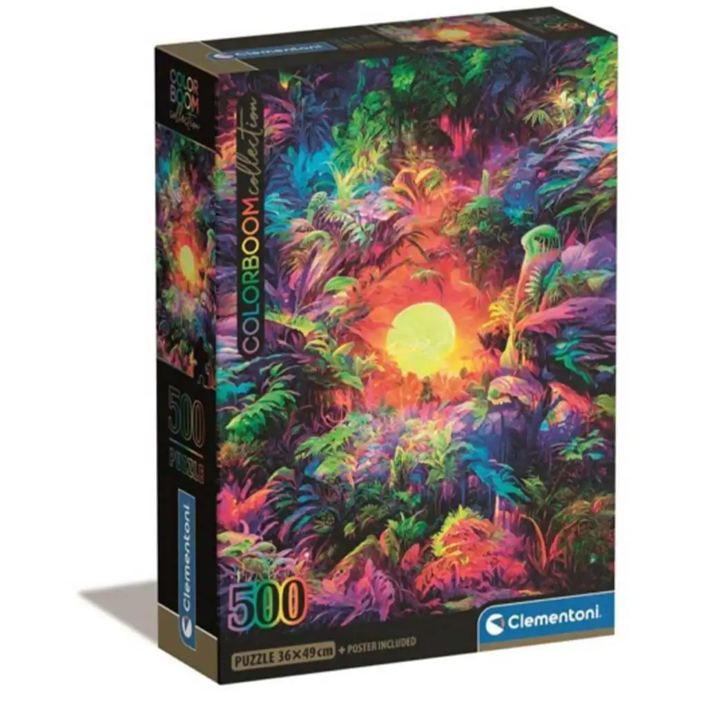 Colorboom Collection: Psychedelisch 500-teiliges Compact-Puzzle - Clementoni