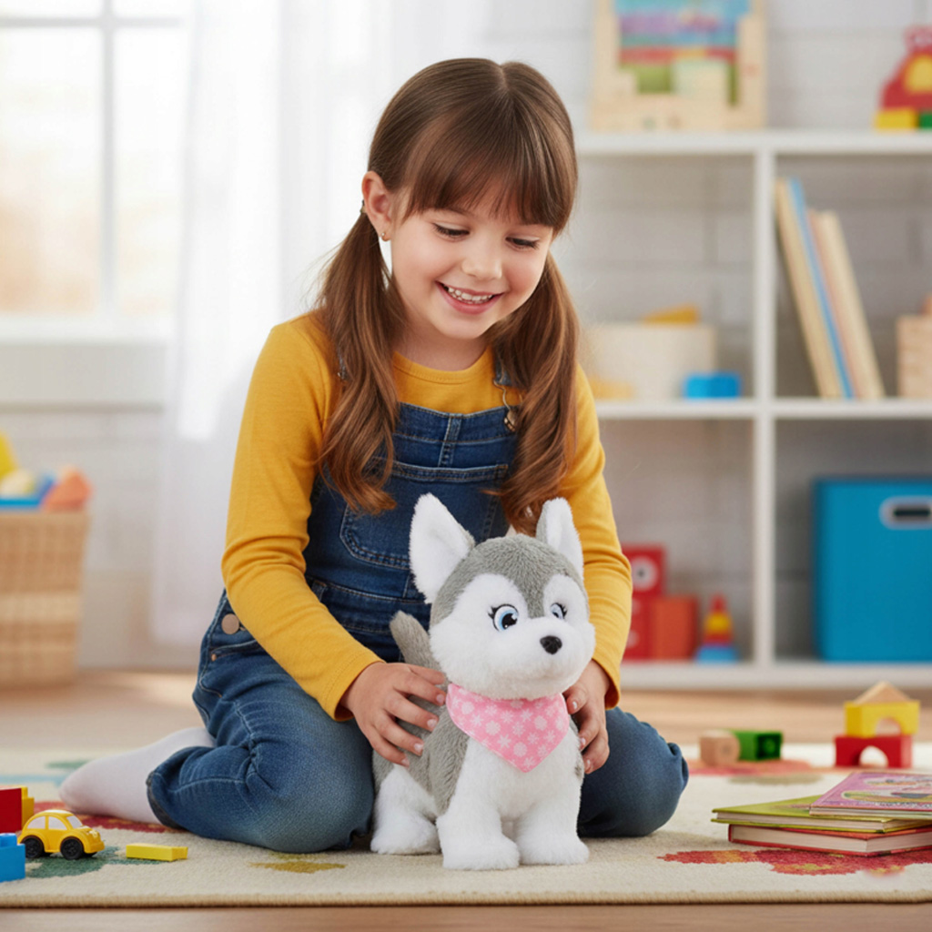 Luna, der interaktive Plüschhund – Puppy Luv kép 5