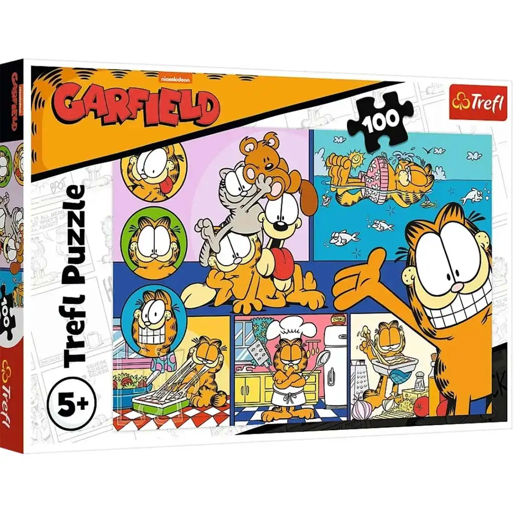 Fauler Garfield 100-teiliges Puzzle - Trefl