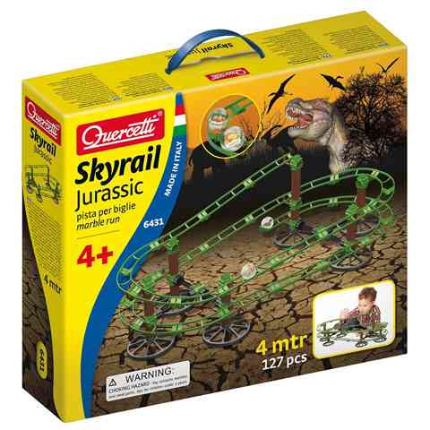 Quercetti: Skyrail Jurassic golyópálya 4 méter kép 1