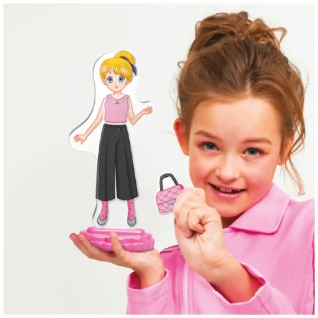 Quercetti: Magnetisches Anziehpuppenspiel - Anna kép 2